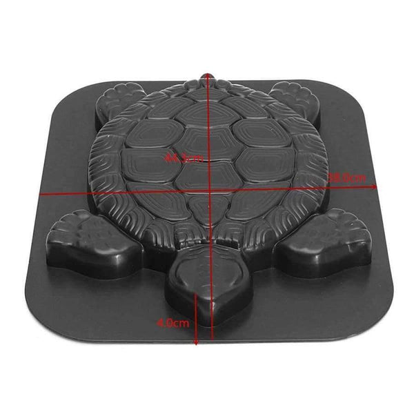 Planet Gates 44CM Turtle Stepping Stone Mold Path Maker Walk Maker Pavement Concrete Cement Mould ABS Tortoise For Garden Decor