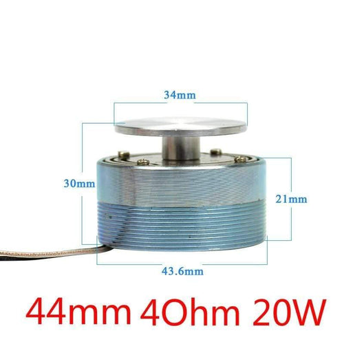 Planet Gates 44mm 4Ohm 20W Audio Portable Speakers 25W/20W 4 Ohm/8 Ohm 44/50MM Full Range Vibration Speaker Altavoz Portatil Resonance Bass Speaker