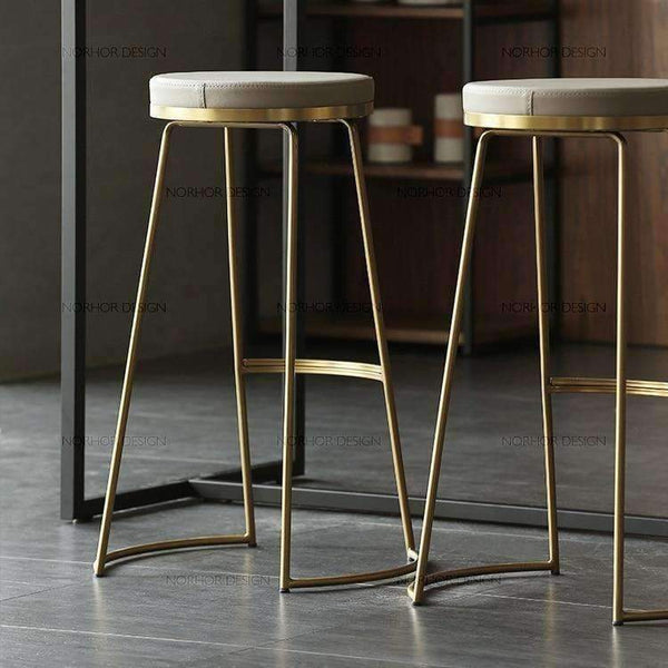 Planet Gates 45 cm / 65 cm / 75 cm Nordic bar stool bar chair creative coffee chair gold high stool simple dining chair wrought iron