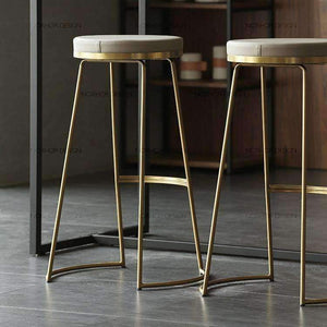 Planet Gates 45 cm / 65 cm / 75 cm Nordic bar stool bar chair creative coffee chair gold high stool simple dining chair wrought iron