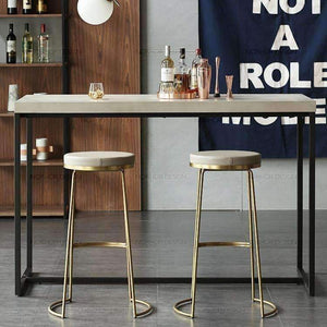 Planet Gates 45 cm / 65 cm / 75 cm Nordic bar stool bar chair creative coffee chair gold high stool simple dining chair wrought iron