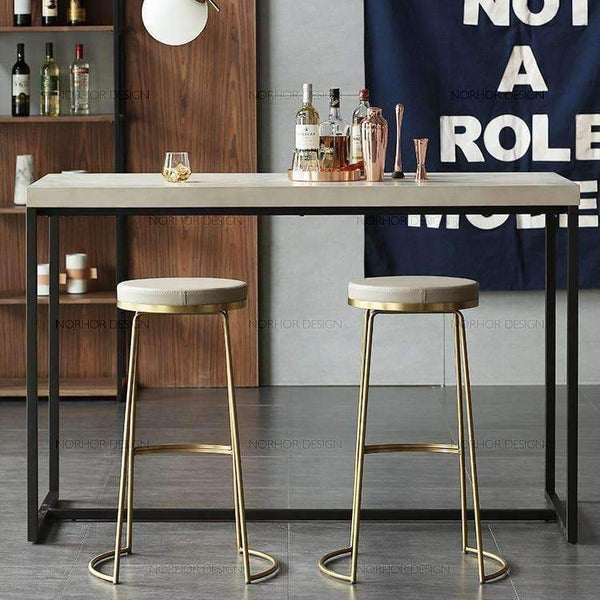 Planet Gates 45 cm / 65 cm / 75 cm Nordic bar stool bar chair creative coffee chair gold high stool simple dining chair wrought iron