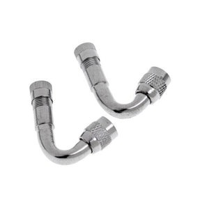 Planet Gates 45 Degree 2 x Valve Stem Adapter 45, 90, 135 Degree Valve Extension Car Electrombile Tyre Valve Extender Bike Parts