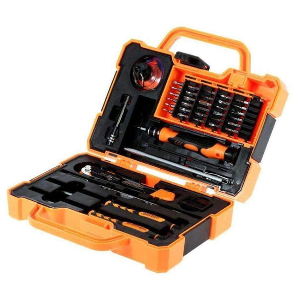 Planet Gates 45 in 1 Disassembling Repair Tool Multi Bits Precision Screwdriver Set with Tweezers Suitable for PC / Phone / Laptop