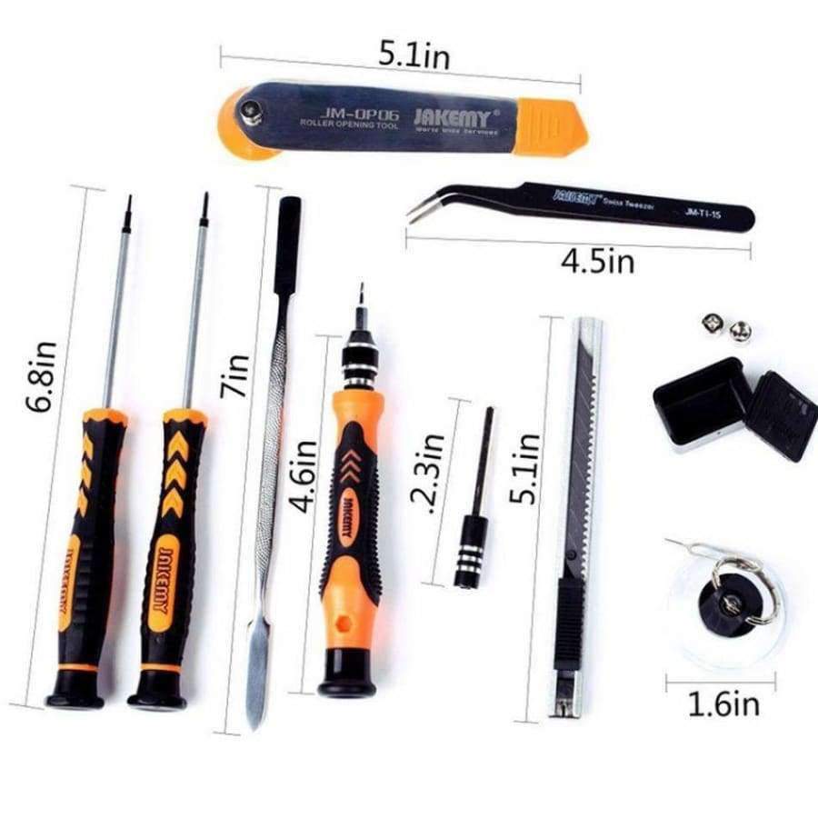 Planet Gates 45 in 1 Disassembling Repair Tool Multi Bits Precision Screwdriver Set with Tweezers Suitable for PC / Phone / Laptop