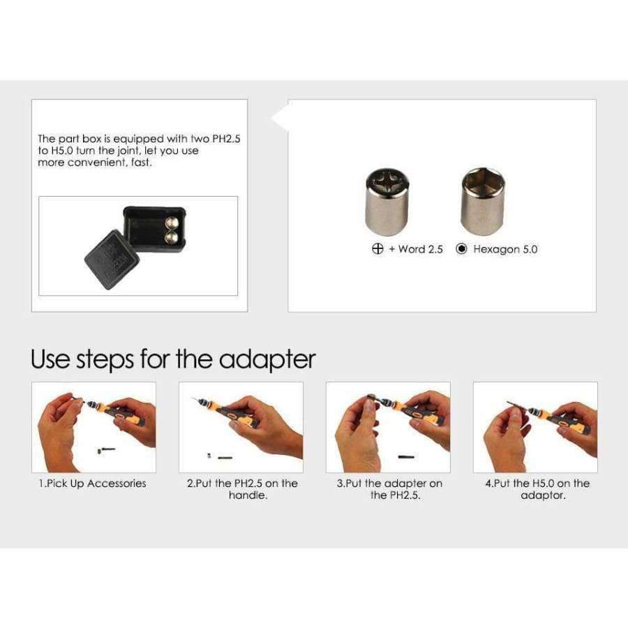 Planet Gates 45 in 1 Professional Phone Repair Tools Multi Bit Screwdriver Kit Spudger Tweezers Tools Box Tablets Mobile Phone Repair