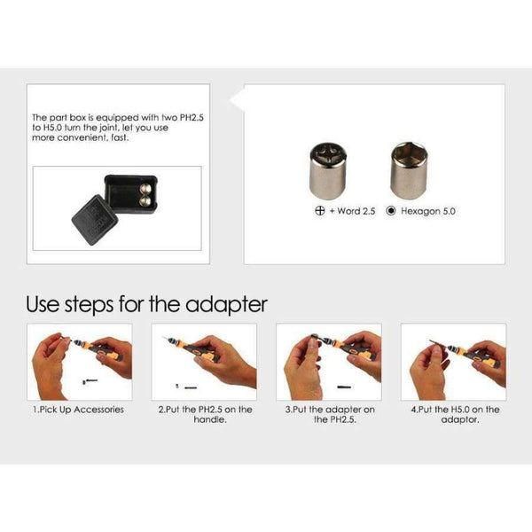 Planet Gates 45 in 1 Professional Phone Repair Tools Multi Bit Screwdriver Kit Spudger Tweezers Tools Box Tablets Mobile Phone Repair