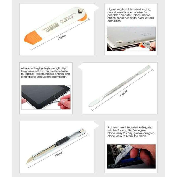 Planet Gates 45 in 1 Professional Phone Repair Tools Multi Bit Screwdriver Kit Spudger Tweezers Tools Box Tablets Mobile Phone Repair