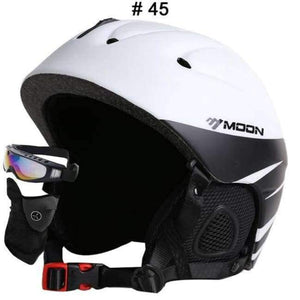 Planet Gates 45 White Black / L Ski Helmet Women Men CE Safety In-mold Sking Snowboard Skateboard Snow Helmet Size S/M/L/XL