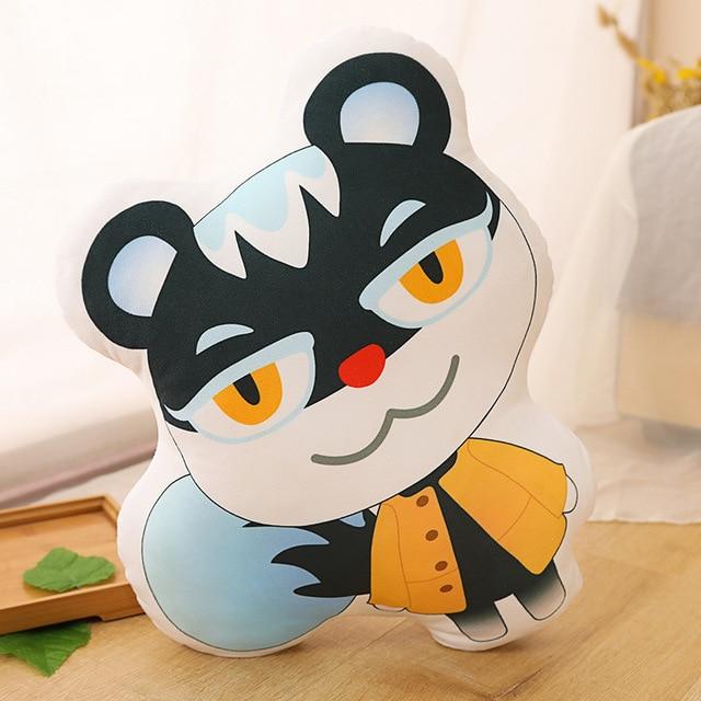 Planet Gates Cartoon Crossing Toys Plush Pillow Animal Crossing Cosplay Kawaii Soft Raccoon Blinder Cute Raccoon For Children Kids Toys Gift