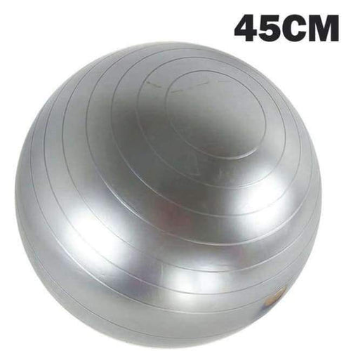 Planet Gates 45CM Grey / China Sports Yoga Balls Bola Pilates Fitness Gym Balance Fitball Exercise Pilates Workout Massage Ball 45cm 55cm 65cm 75cm