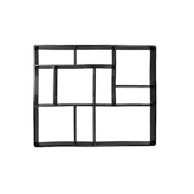 Planet Gates 60x50cm DIY Plastic Path Maker Mold Manually Paving/Cement Brick Molds The Stone Road Auxiliary Tools For Garden Decoration