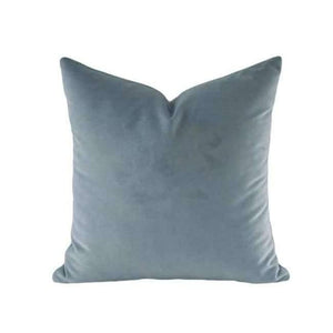 Planet Gates 45x45cm / blue grey Luxury Black Grey White Silver Velvet Cushion Cover Pillow Case Lumber Pillow Case