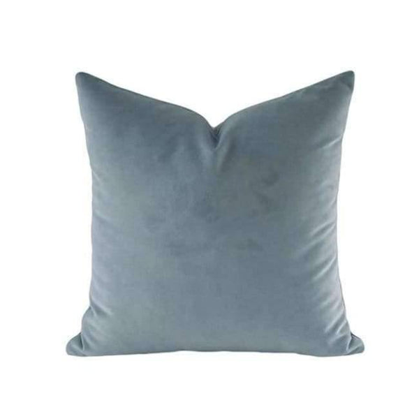Planet Gates 45x45cm / blue grey Luxury Black Grey White Silver Velvet Cushion Cover Pillow Case Lumber Pillow Case