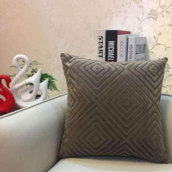 Planet Gates 45x45cm / Coffee Pillow Case Chenille Flocking Cushion Cover Grey  Yellow Purple Red Home Decorative Pillow Cover 45x45cm/30x50cm