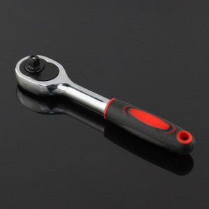 Planet Gates 46pcs 1/4-Inch Socket Set Car Repair Tool Ratchet Set Torque Wrench Combination Bit a set of keys Chrome Vanadium