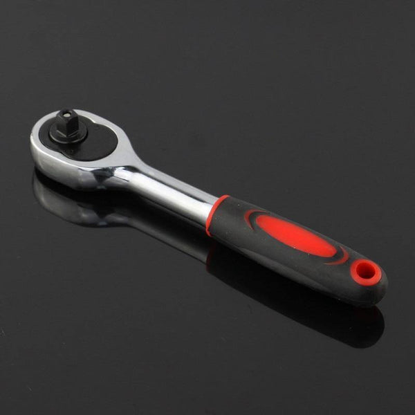 Planet Gates 46pcs 1/4-Inch Socket Set Car Repair Tool Ratchet Set Torque Wrench Combination Bit a set of keys Chrome Vanadium