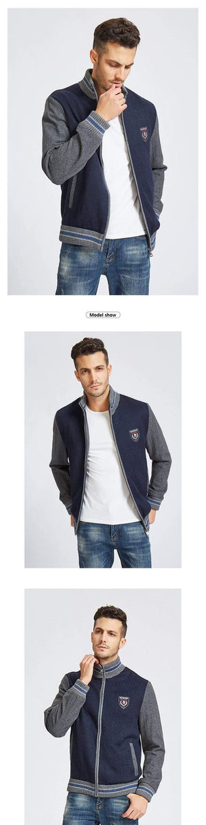 Planet Gates 47 / M Jackets and Coats Jaqueta Masculina Male Causal Fashion Large Size Jackets Hombre uniform M-3XL