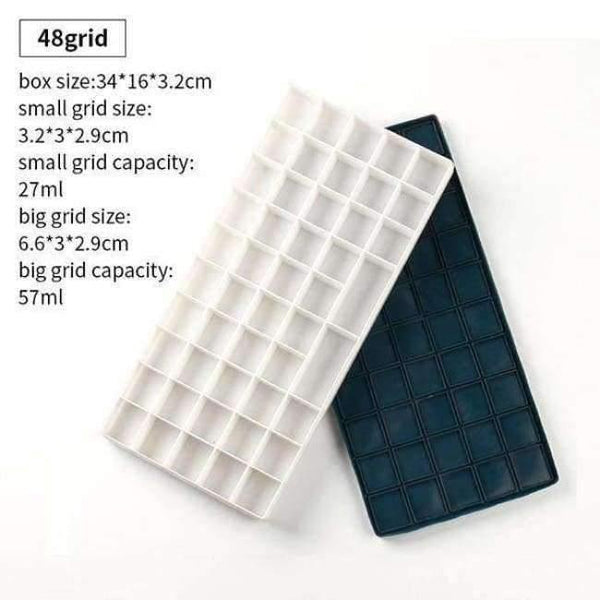 Planet Gates 48 grid 1 Piece 10/24/36/48Grid Soft Cover Paint Palette Watercolor Painting Palette Professional Art Plastic Palette Art Supplies