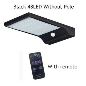 Planet Gates 48B without pole LED Solar Light 36LED 48LED PIR Motion Sensor Powered Street Lamps Garden Outdoor Energy Lighting Waterproof IP65 Wall Lights