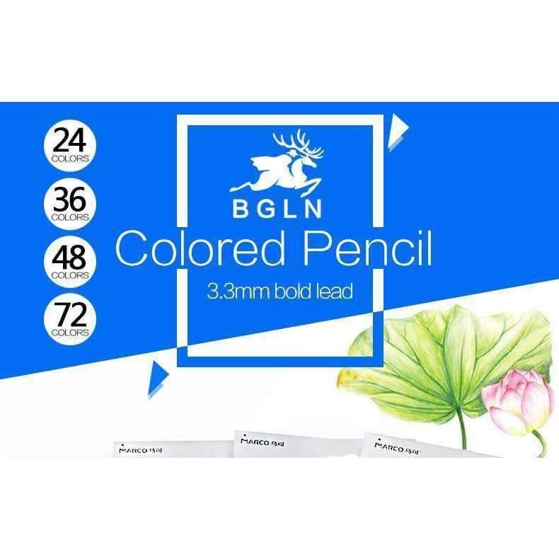 Planet Gates 48colors 72pcs Color Pencil Painting Set lapis de cor Non-toxic Lead-free Oily Colored Pencil Writing Pen Office & School Supplies