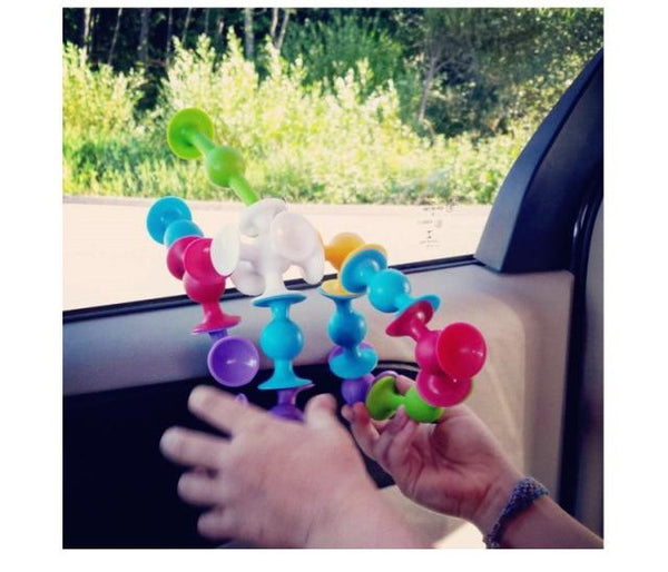 Planet Gates 48pcs gift bag Non-woven bag pack Villain Shape Assembled Sucker Suction Cup Educational Building Block Toy Girl & Boy Kids Gifts Fun Game