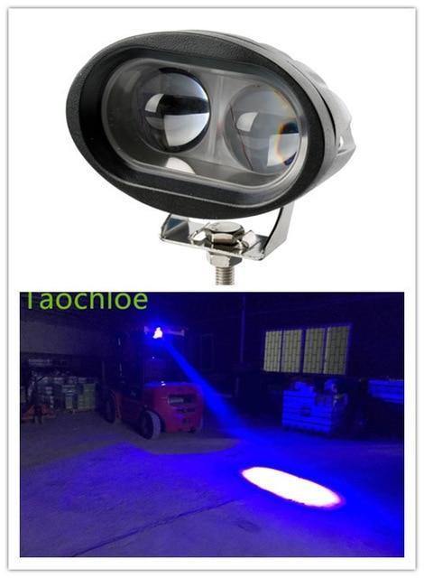 Planet Gates 9-80V blue 48v 24v 3inch 64v 20w  Light Vehicle Safety Lamp LED Forklift light fork truck concave spot beam to Linde Hyster yale