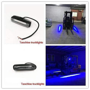 Planet Gates 48v / 3inch red 20w spot 9-80V blue 48v 24v 3inch 64v 20w  Light Vehicle Safety Lamp LED Forklift light fork truck concave spot beam to Linde Hyster yale