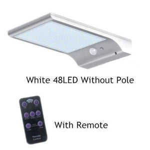 Planet Gates 48W without pole LED Solar Light 36LED 48LED PIR Motion Sensor Powered Street Lamps Garden Outdoor Energy Lighting Waterproof IP65 Wall Lights
