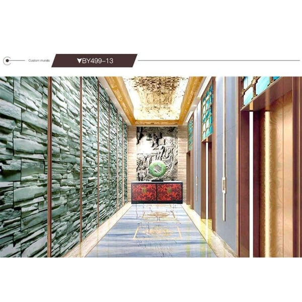 Planet Gates 499-1 / 1m2 Modern Brick 3D Wallpaper 3D Brick Mural Wall paper custom size wall papers home decor papel de parede 3d para sala wallcoverin