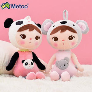 Planet Gates 49cm  kawaii Stuffed Plush Animals Cartoon Kids Toys for Girls Children Birthday Christmas Gift Keppel Panda Baby Metoo Doll