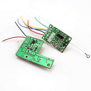Planet Gates 4CH RC remote control 27MHz/40Mhz circuit PCB transmitter&receiver board for toy car