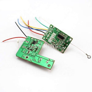 Planet Gates 4CH RC remote control 27MHz/40Mhz circuit PCB transmitter&receiver board for toy car