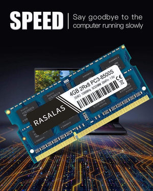 Planet Gates 4GB 8G Oперативная Nамять DDR3 1066Mhz SO-DIMM Notebook RAM 1.5v 204Pin Laptop Fully Compatible Memory Sodimm  Blue