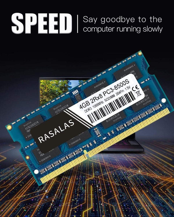 Planet Gates 4GB 8G Oперативная Nамять DDR3 1066Mhz SO-DIMM Notebook RAM 1.5v 204Pin Laptop Fully Compatible Memory Sodimm  Blue