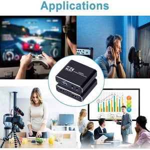 Planet Gates 4K 1080P HDMI Video Capture Card USB 2.0 Recorder Box Device For Live Streaming Video Recording