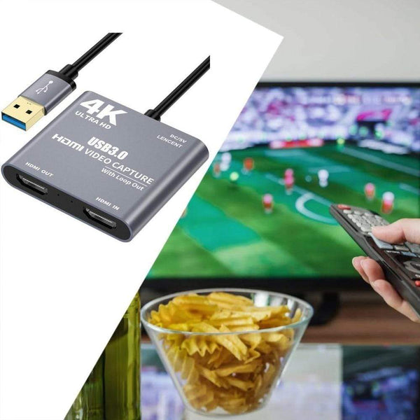 Planet Gates 4K 1080P  USB 3.0 to HDMI  Video Audio Game Capture Card  With Loop Out Full 1080p 60 Record Via DSLR Camcorder