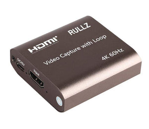 Planet Gates 4K 60hz Loop Out HDMI Capture Card Audio Video Recording Plate Live Streaming USB 2.0 3.0 1080p Grabber for PS4 Game DVD Camera