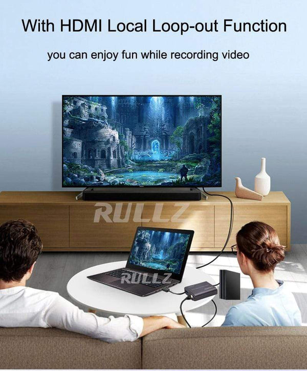 Planet Gates 4K 60hz Loop Out HDMI Capture Card Audio Video Recording Plate Live Streaming USB 2.0 3.0 1080p Grabber for PS4 Game DVD Camera