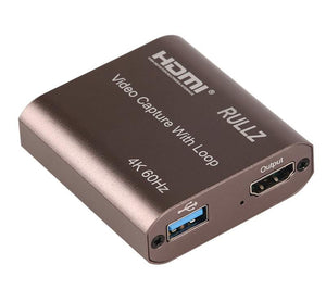Planet Gates 4K 60hz Loop Out HDMI Capture Card Audio Video Recording Plate Live Streaming USB 2.0 3.0 1080p Grabber for PS4 Game DVD Camera
