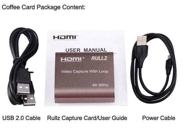 Planet Gates 4K 60hz Loop Out HDMI Capture Card Audio Video Recording Plate Live Streaming USB 2.0 3.0 1080p Grabber for PS4 Game DVD Camera