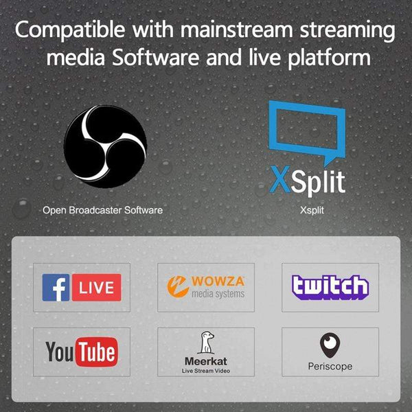 Planet Gates 4K 60hz Loop Out HDMI Capture Card Audio Video Recording Plate Live Streaming USB 2.0 3.0 1080p Grabber for PS4 Game DVD Camera