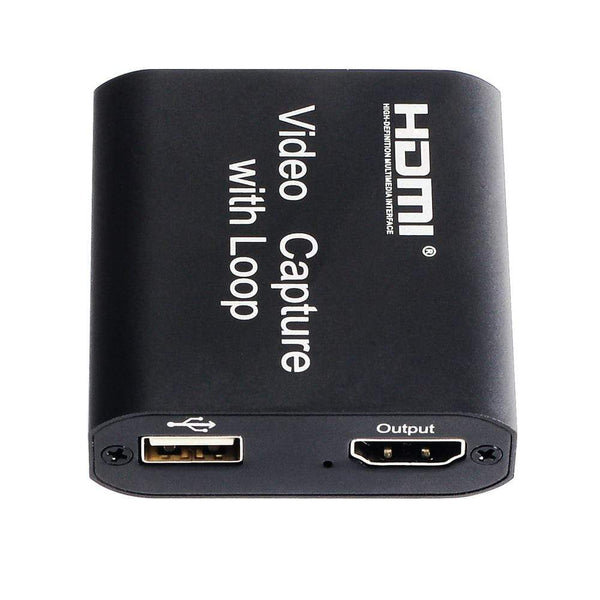 Planet Gates 4K HDMI Video Capture Card 1080p Board Game Capture Card USB 2.0 Recorder Box Device for Live Streaming Video Recording Loop Out