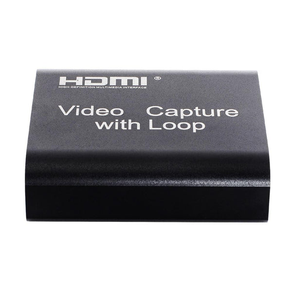 Planet Gates 4K HDMI Video Capture Card 1080p Board Game Capture Card USB 2.0 Recorder Box Device for Live Streaming Video Recording Loop Out
