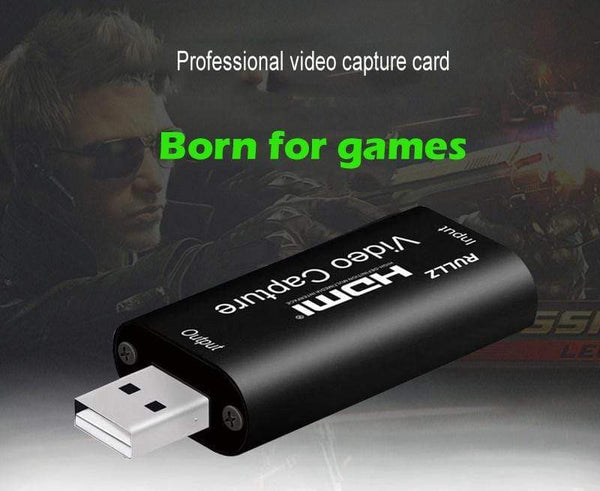 Planet Gates 4K Video Capture Card USB 3.0 2.0 HDMI Video Grabber Record Box for PS4 Game DVD Camcorder Camera Recording Live Streaming
