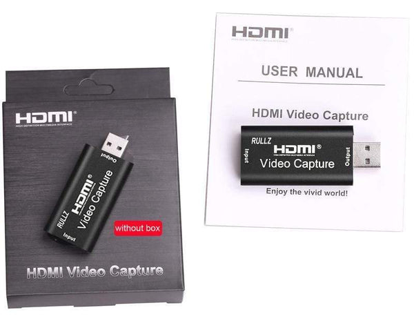 Planet Gates 4K Video Capture Card USB 3.0 2.0 HDMI Video Grabber Record Box for PS4 Game DVD Camcorder Camera Recording Live Streaming