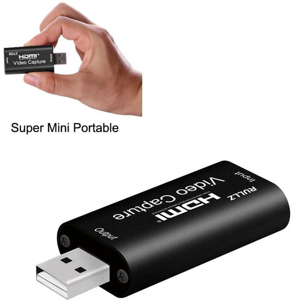 Planet Gates 4K Video Capture Card USB 3.0 2.0 HDMI Video Grabber Record Box for PS4 Game DVD Camcorder Camera Recording Live Streaming