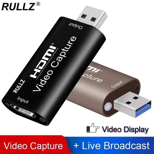 Planet Gates 4K Video Capture Card USB 3.0 2.0 HDMI Video Grabber Record Box for PS4 Game DVD Camcorder Camera Recording Live Streaming