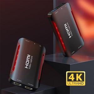 Planet Gates 4K Video Capture HDMI Capture Card USB 3.0 2.0 60FPS for Switch Camera Live Streaming Recording PS4 DVD Recorder C371