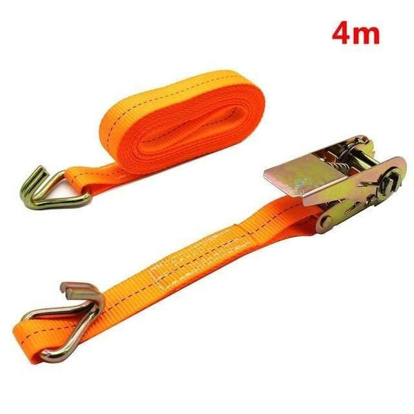 Planet Gates 4m 1pcs Car Cargo Fasteners Car Luggage Cargo Polyster Tape Bind Auto Bundling Strong Strap Belt Ratchet Tie 4m 6m Length